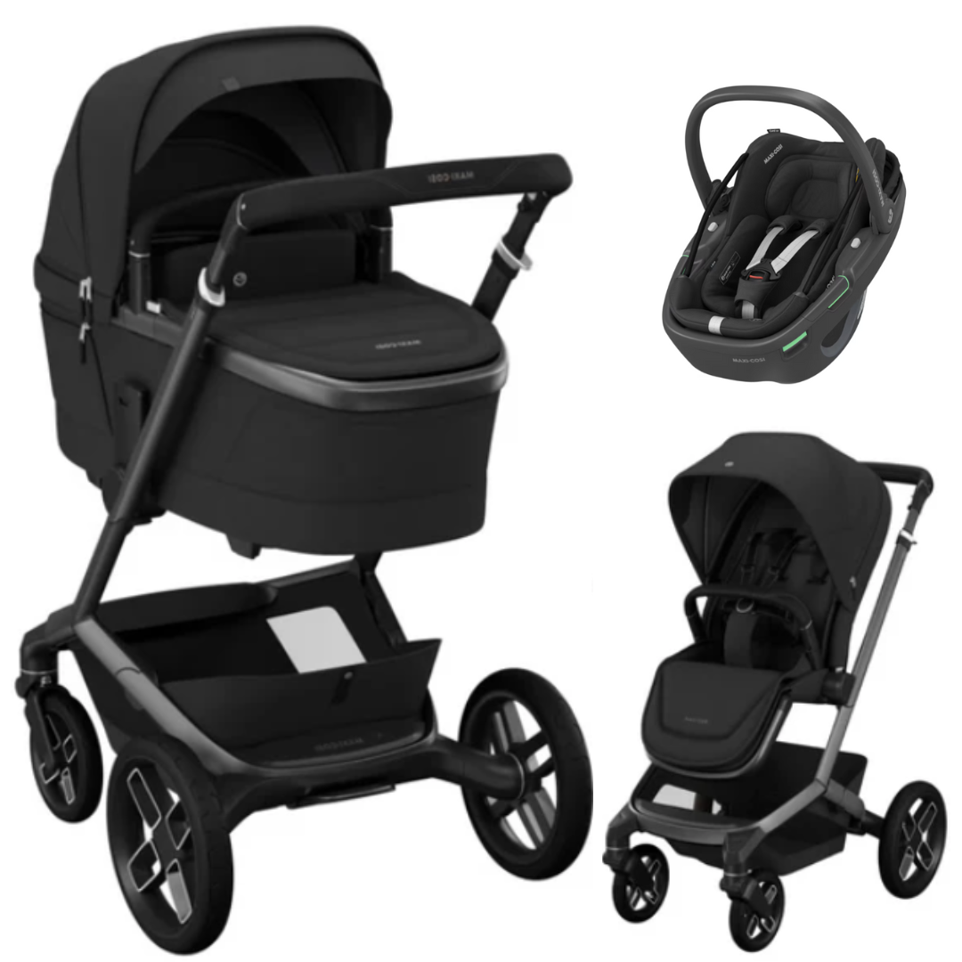 Maxi Cosi FAME Kombikinderwagen 3 in 1 mit Maxi Cosi CORAL 360 Babyschale