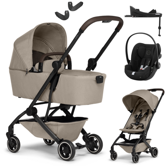 Joolz AER+ PLUS - Kombikinderwagen 4in1 mit Cybex CLOUD G I-SIZE Babyschale + Isofix Base G