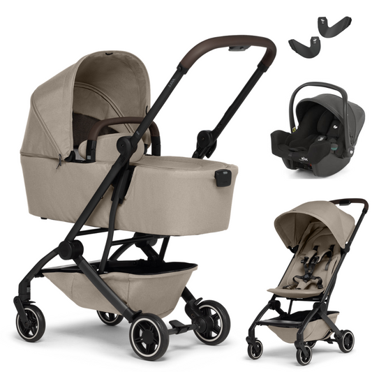 Joolz AER+ PLUS - Kombikinderwagen 3in1 mit Joie I-SNUG 2 I-SIZE Babyschale