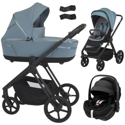 Espiro MILOO - Kombikinderwagen 3in1 mit Maxi Cosi PEBBLE 360 PRO 2 I-SIZE Babyschale