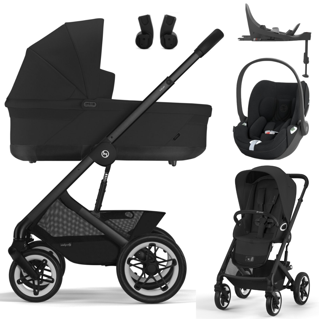 Cybex TALOS S LUX - Kombikinderwagen 4in1 mit Cybex CLOUD T I-SIZE Babyschale + Isofix-Base T