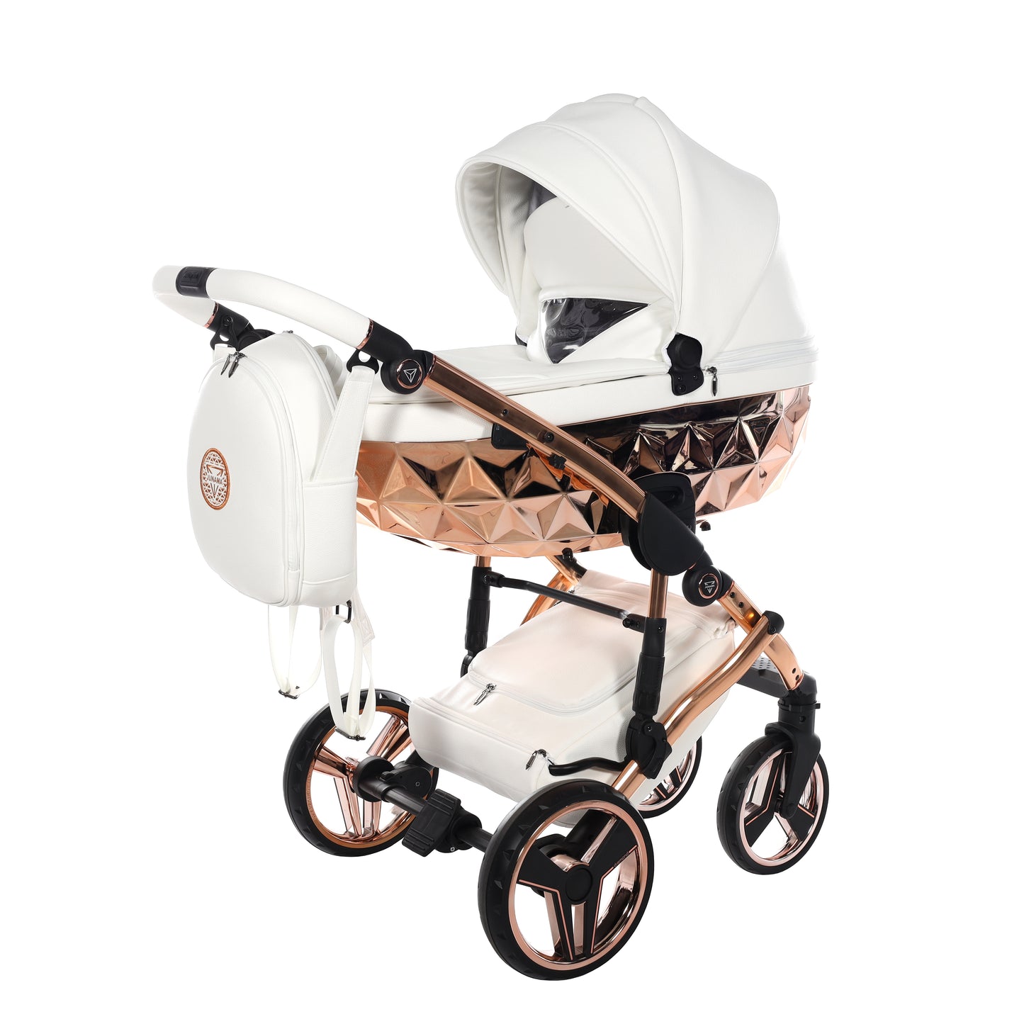 Junama DIAMOND HAND CRAFT - Kombikinderwagen 2in1 mit Babywanne