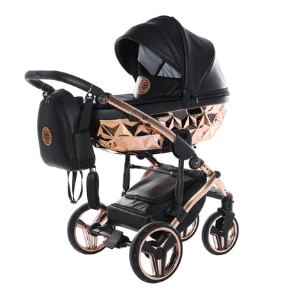 Junama DIAMOND HAND CRAFT - Kombikinderwagen 2in1 mit Babywanne