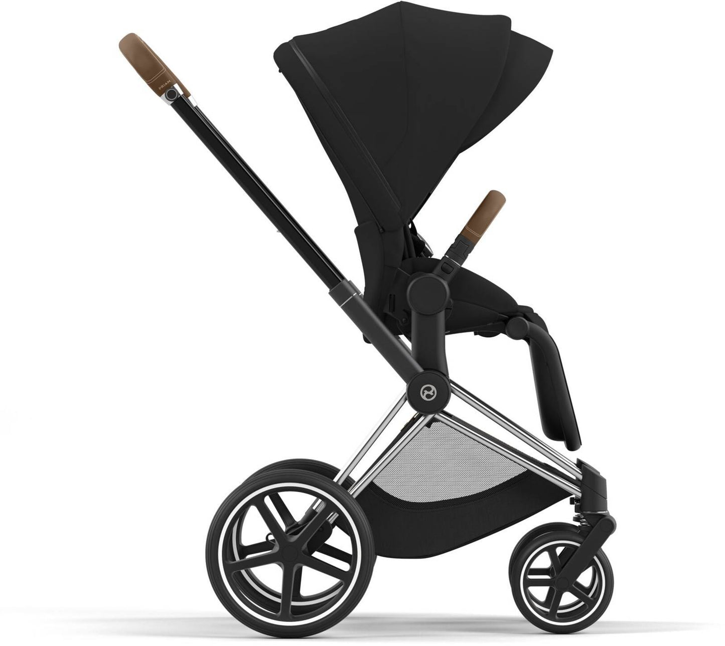 Cybex PRIAM 4.0 CHROME BROWN - Kombikinderwagen 4in1 mit Cybex CLOUD T I-SIZE babyschale und Base T