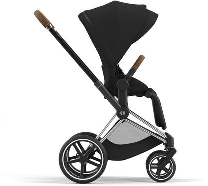 Cybex PRIAM 4.0 CHROME BROWN - Kombikinderwagen 4in1 mit Cybex CLOUD T I-SIZE babyschale und Base T