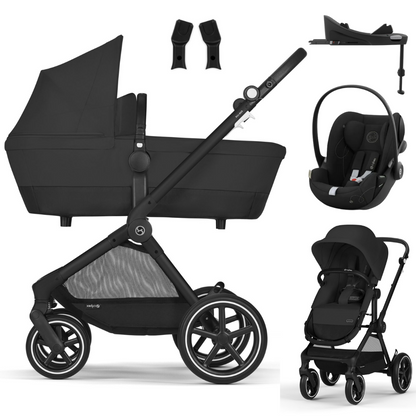 Cybex EOS LUX - Kombikinderwagen 4-in-1 mit Cybex CLOUD G I-SIZE Babyschale + Isofix Base G