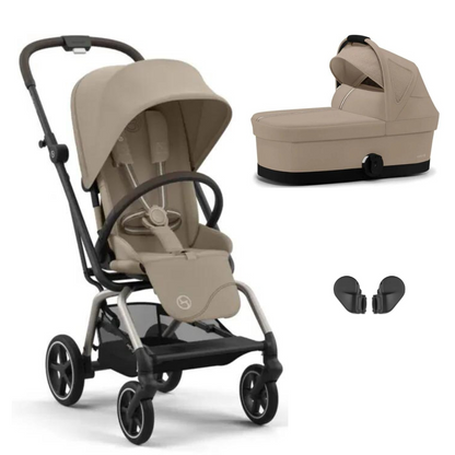 Cybex EEZY S TWIST+ 2 - Kombikinderwagen 2-in-1 mit Babywanne