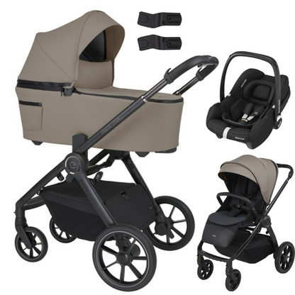 Espiro YOGA - Kombikinderwagen 3in1 mit Maxi Cosi CABRIOFIX I-SIZE Babyschale