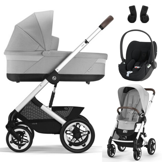 Cybex TALOS S LUX - Kombikinderwagen 3in1 mit Cybex CLOUD T I-SIZE Babyschale