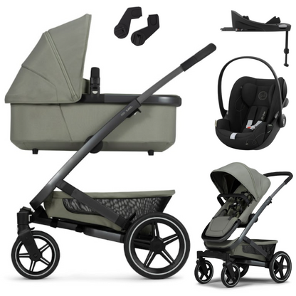 Joolz GEO 3 MONO - Kombikinderwagen 4-in-1 mit Cybex CLOUD G I-SIZE Babyschale + Isofix-Basis G