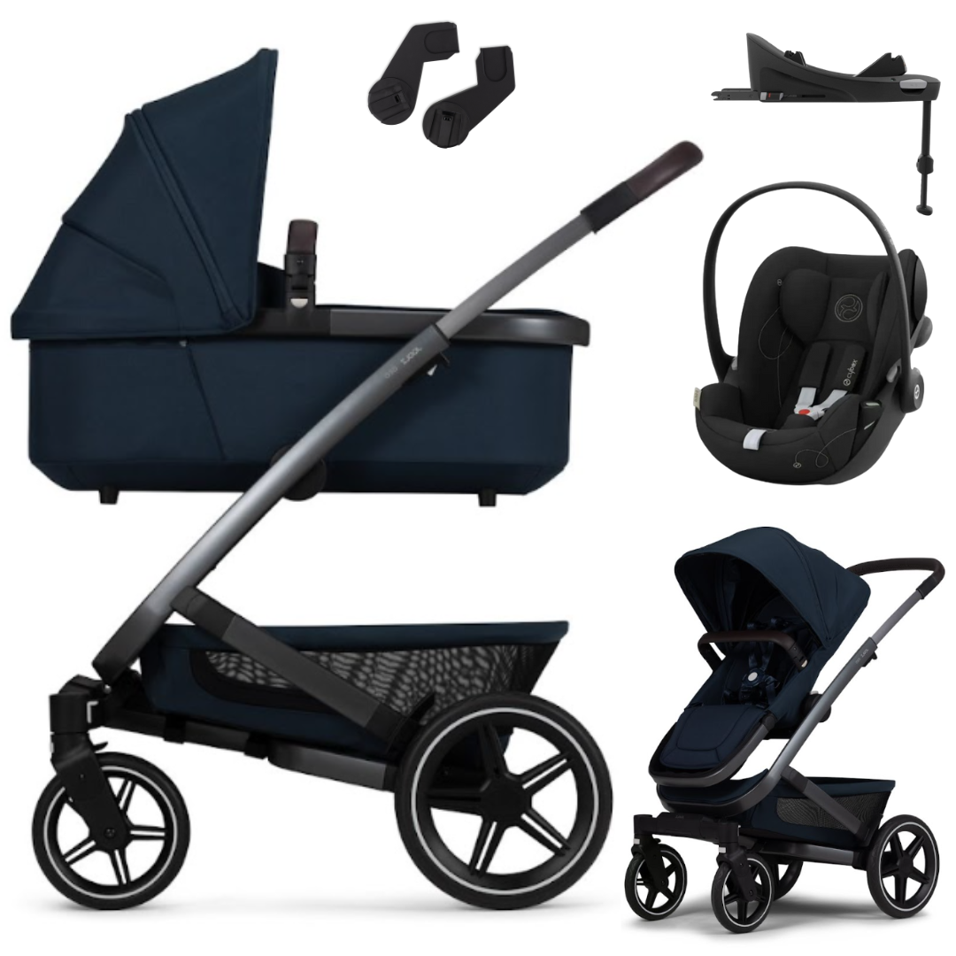 Joolz GEO 3 MONO - Kombikinderwagen 4-in-1 mit Cybex CLOUD G I-SIZE Babyschale + Isofix-Basis G