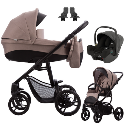 Bebetto HOLLAND - Kombikinderwagen 3in1 mit Joie I-SNUG 2 I-SIZE babyschale