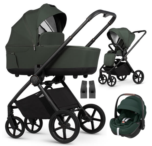 Venicci CLARO - Kombikinderwagen 3in1 mit Maxi Cosi PEBBLE 360 PRO 2 Babyschale