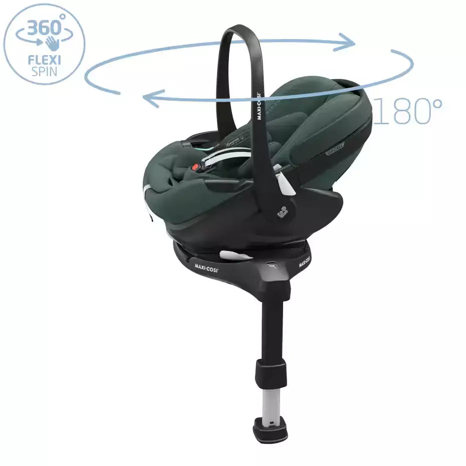 Maxi Cosi PEBBLE 360 PRO 2 I-SIZE - Babyschale 0-13 kg, 40-87 cm + isofix Basis FamilyFix 360 Pro