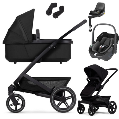 Joolz GEO 3 MONO - Kombikinderwagen 4-in-1 mit Maxi Cosi PEBBLE 360 I-SIZE Babyschale + Isofix-Basis FamilyFix360