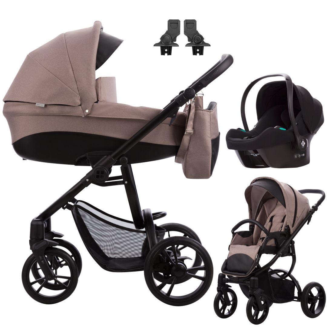 Bebetto HOLLAND - Kombikinderwagen 3in1 mit Bebetto by Avionaut COSMO babyschale