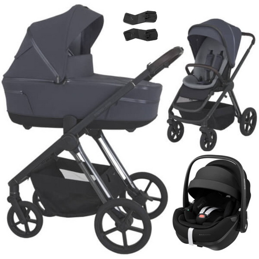 Espiro MILOO - Kombikinderwagen 3in1 mit Maxi Cosi PEBBLE 360 PRO 2 I-SIZE Babyschale