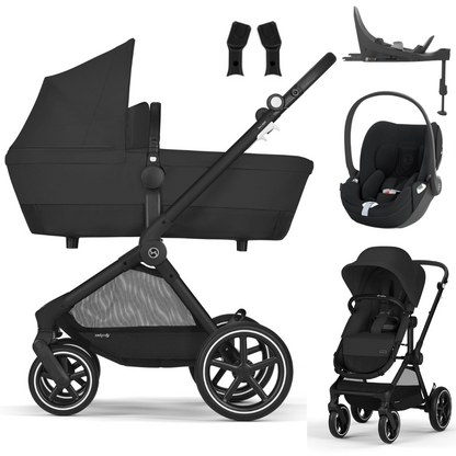 Cybex EOS LUX - Kombikinderwagen 4-in-1 mit Cybex CLOUD T I-SIZE Babyschale + Isofix Base T