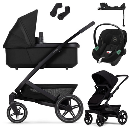 Joolz GEO 3 MONO - Kombikinderwagen 4-in-1 mit Cybex ATON S2 I-SIZE Babyschale + Isofix-Basis ONE