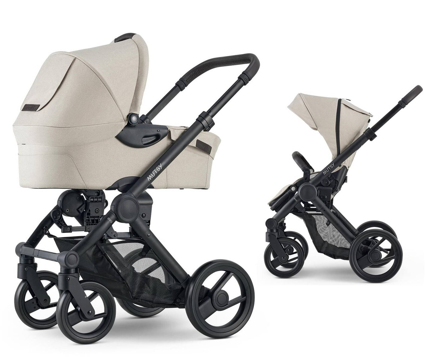 Mutsy EVO - Kombikinderwagen 2-in-1 mit Babywanne