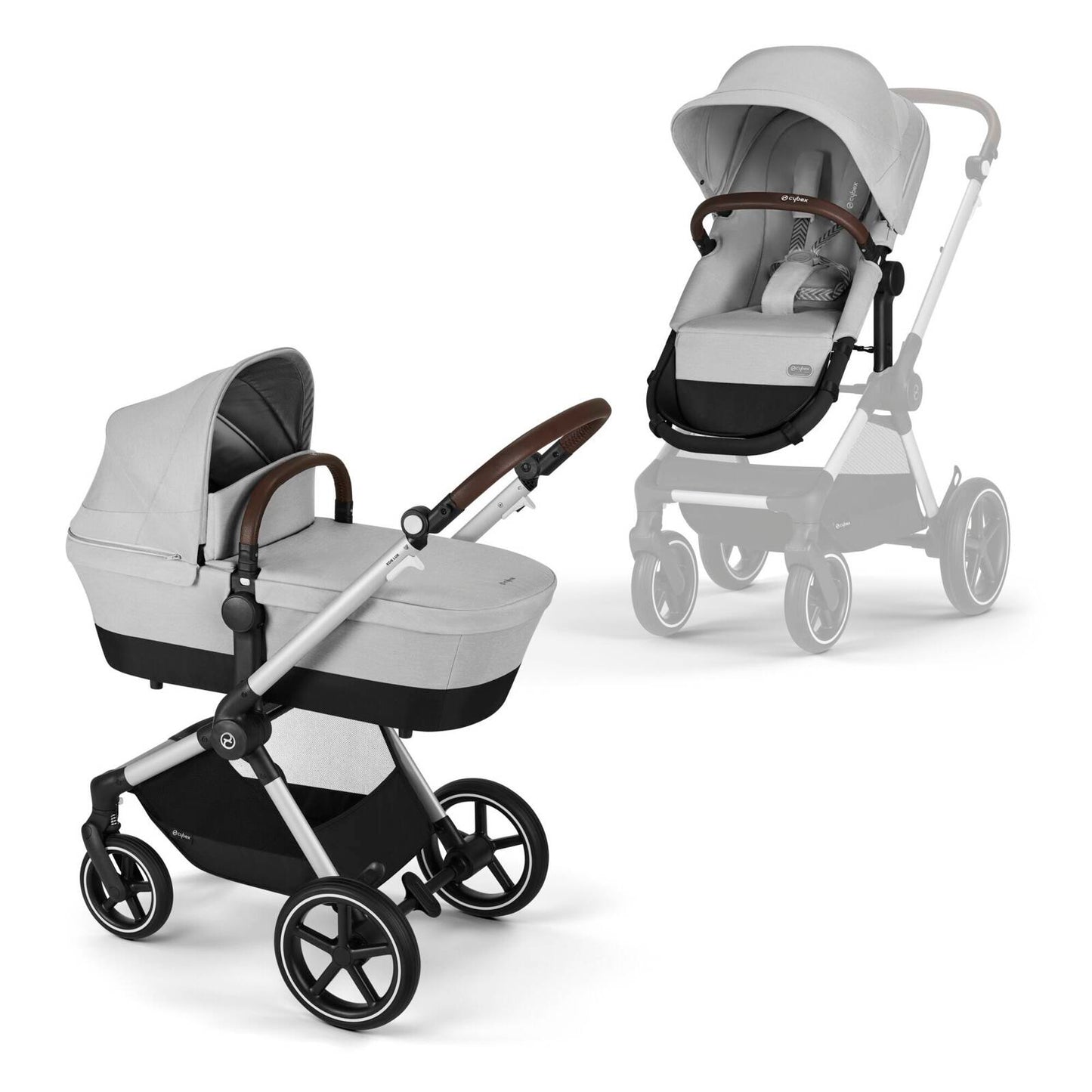 Cybex EOS LUX - Kombikinderwagen 3-in-1 mit Cybex ATON S2 I-SIZE Babyschale