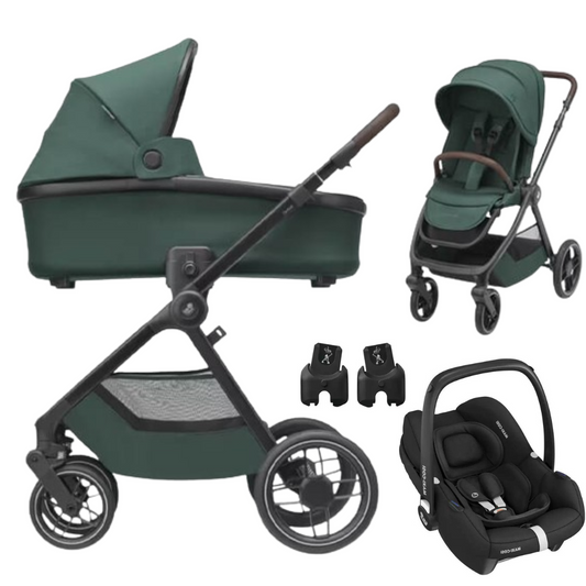 Maxi Cosi OXFORD – Kombikinderwagen 3-in-1 mit Maxi Cosi CABRIOFIX I-SIZE Babyschale