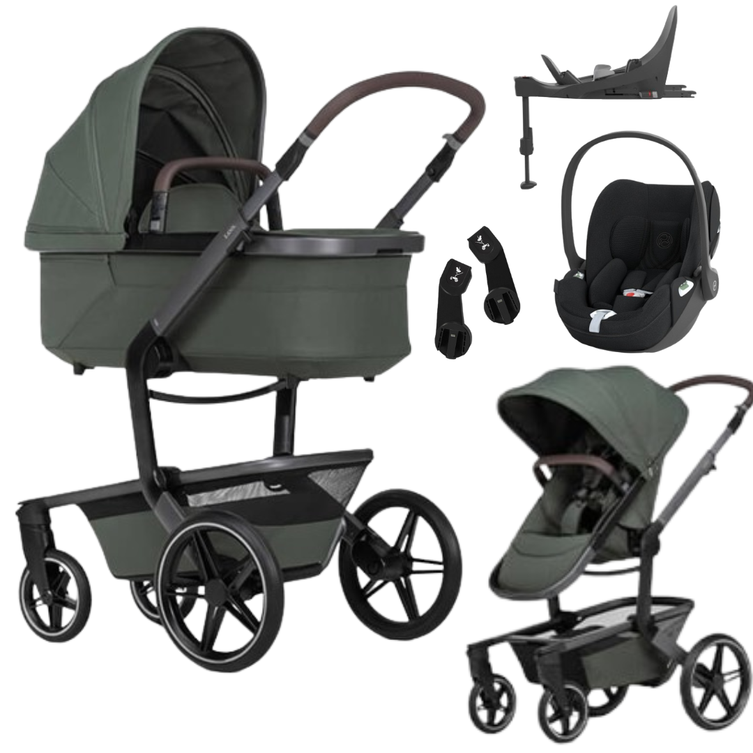 Joolz DAY 5 - Kombikinderwagen 4-in-1 mit Cybex CLOUD T I-SIZE Babyschale + Isofix-Basis T