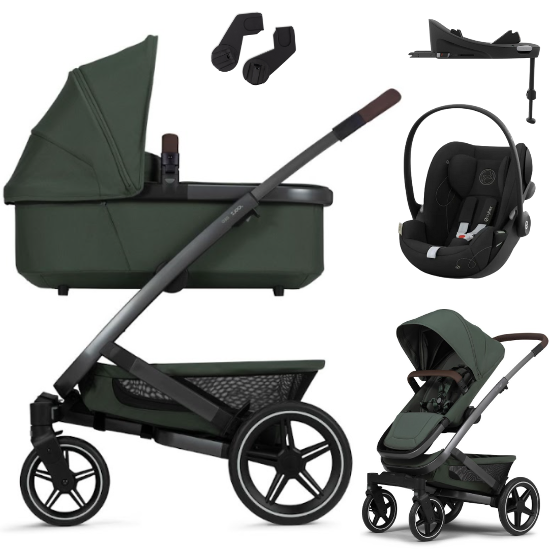 Joolz GEO 3 MONO - Kombikinderwagen 4-in-1 mit Cybex CLOUD G I-SIZE Babyschale + Isofix-Basis G