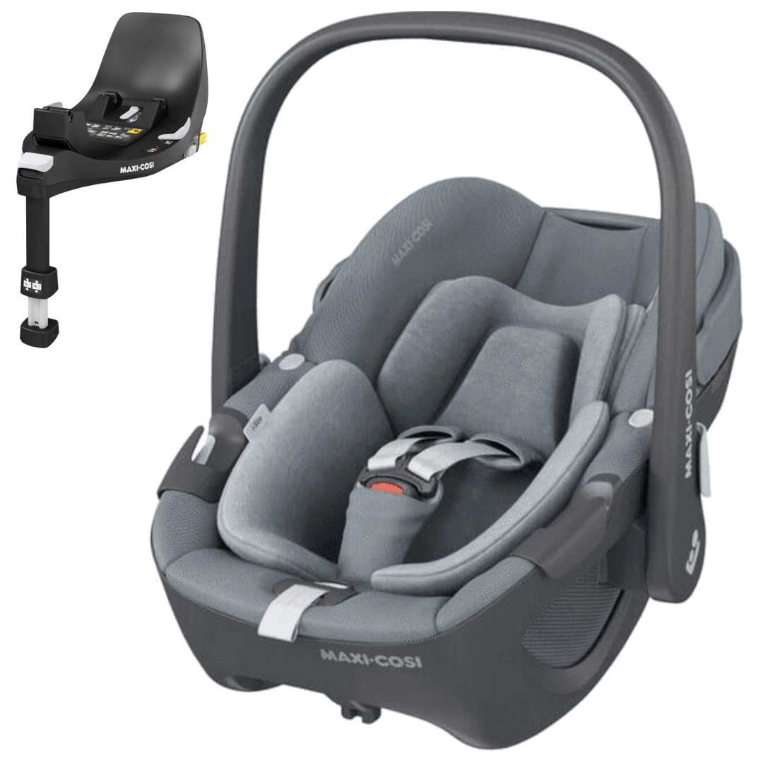 Maxi Cosi PEBBLE 360 I-SIZE - Babyschale 0-13 kg, 40-83 cm + Isofix FAMILYFIX 360