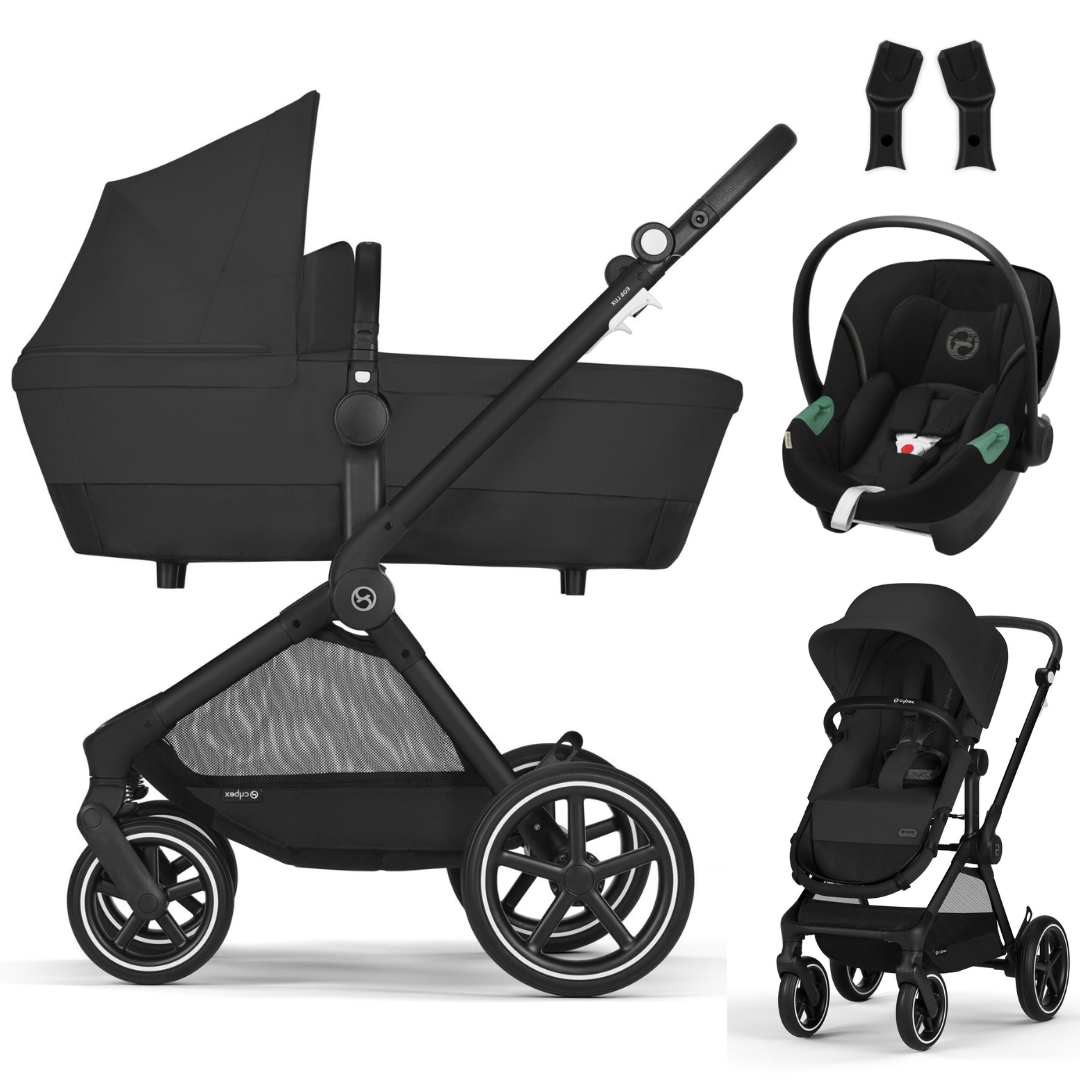 Cybex EOS LUX - Kombikinderwagen 3-in-1 mit Cybex ATON S2 I-SIZE Babyschale