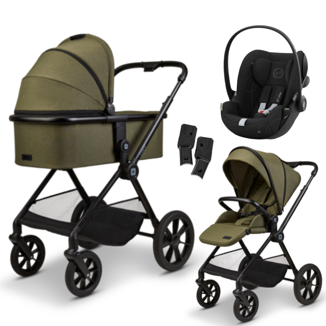 Moon CLICC - Kombikinderwagen 3-in-1 mit Cybex CLOUD G Babyschale