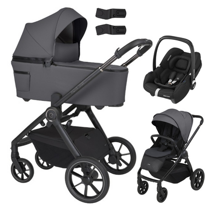 Espiro YOGA - Kombikinderwagen 3in1 mit Maxi Cosi CABRIOFIX I-SIZE Babyschale