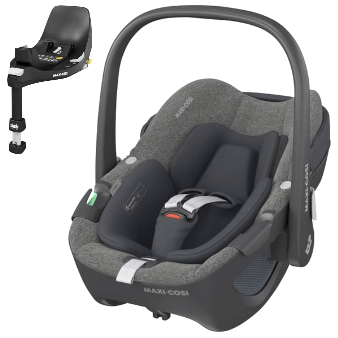 Maxi Cosi PEBBLE 360 I-SIZE - Babyschale 0-13 kg, 40-83 cm + Isofix FAMILYFIX 360