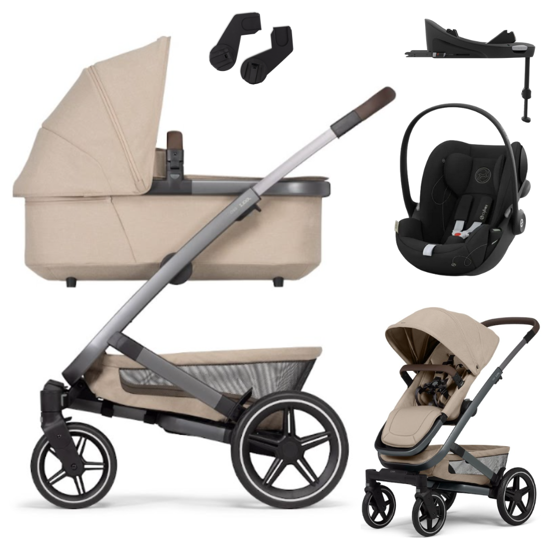 Joolz GEO 3 MONO - Kombikinderwagen 4-in-1 mit Cybex CLOUD G I-SIZE Babyschale + Isofix-Basis G