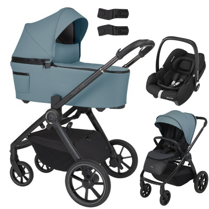 Espiro YOGA - Kombikinderwagen 3in1 mit Maxi Cosi CABRIOFIX I-SIZE Babyschale