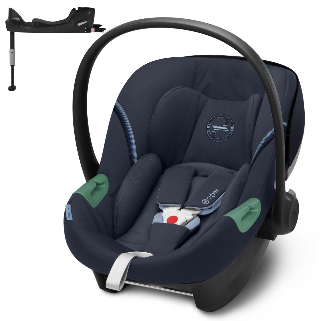 Cybex ATON S2 I-SIZE - Babyschale 0-13 kg, 45-87 cm + Isofix BASE ONE