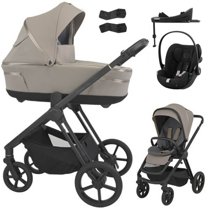 Espiro MILOO - Kombikinderwagen 4in1 mit Cybex CLOUD G I-SIZE Babyschale + Isofix BASE G