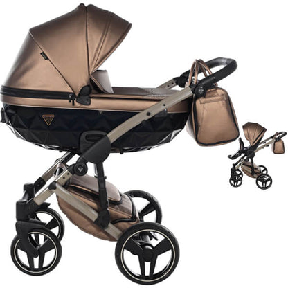 Junama DIAMOND FLUO LINE V3 - Kombikinderwagen 2in1 mit Babywanne