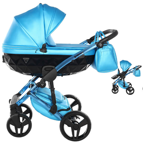 Junama DIAMOND FLUO LINE V3 - Kombikinderwagen 2in1 mit Babywanne