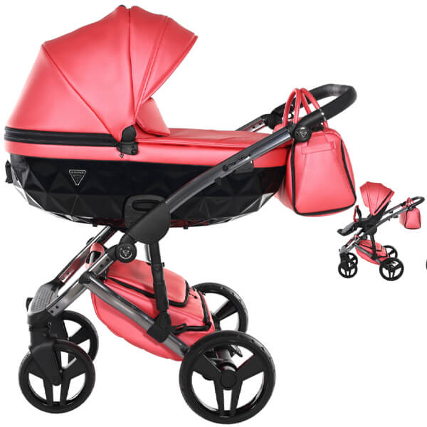 Junama DIAMOND FLUO LINE V3 - Kombikinderwagen 2in1 mit Babywanne