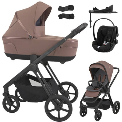 Espiro MILOO - Kombikinderwagen 4in1 mit Cybex CLOUD G I-SIZE Babyschale + Isofix BASE G