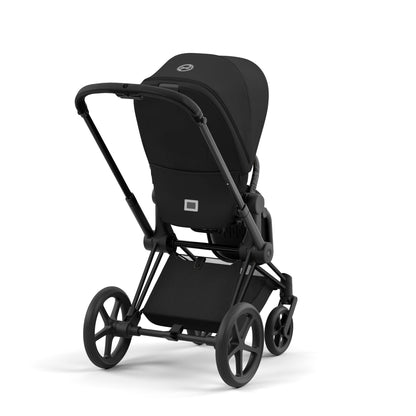 Cybex PRIAM 4.0 MATT BLACK - Kombikinderwagen 4in1 mit Cybex CLOUD T I-SIZE babyschale und Base T