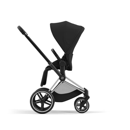 Cybex PRIAM 4.0 CHROME BLACK - Kombikinderwagen 4in1 mit Cybex CLOUD T I-SIZE babyschale und Base T