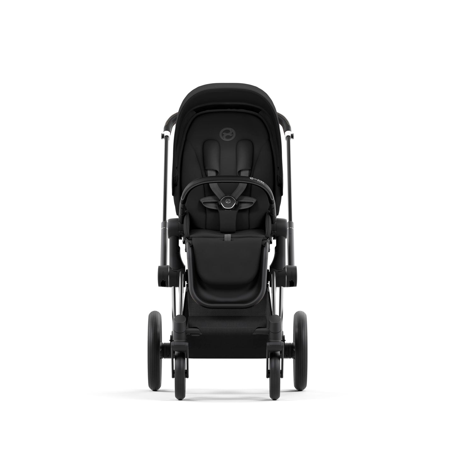 Cybex PRIAM 4.0 CHROME BLACK - Kombikinderwagen 4in1 mit Cybex CLOUD T I-SIZE babyschale und Base T