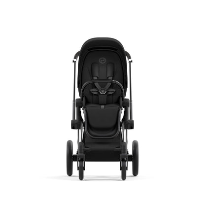 Cybex PRIAM 4.0 CHROME BLACK - Kombikinderwagen 4in1 mit Cybex CLOUD T I-SIZE babyschale und Base T