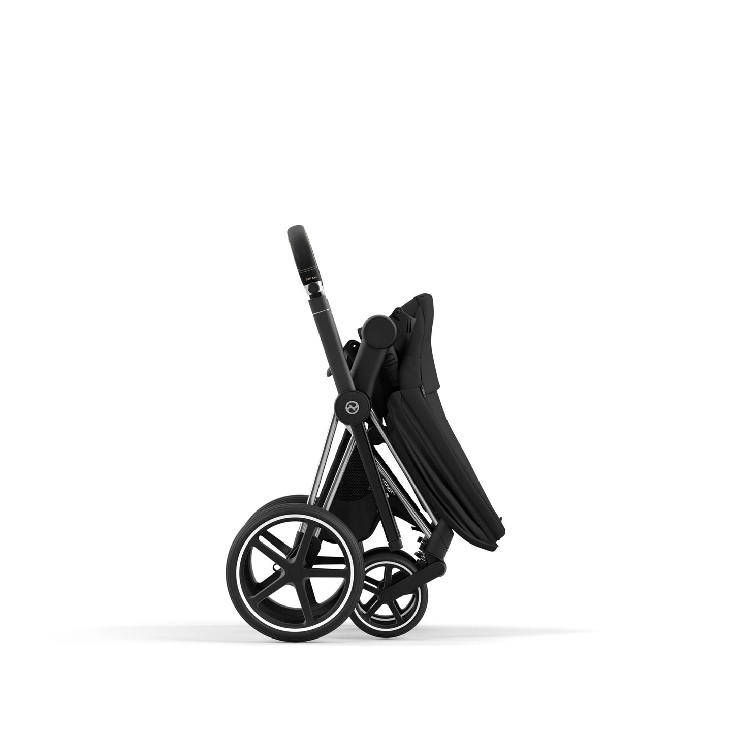 Cybex PRIAM 4.0 CHROME BLACK - Kombikinderwagen 4in1 mit Cybex CLOUD T I-SIZE babyschale und Base T