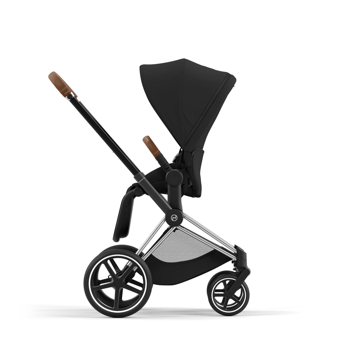 Cybex PRIAM 4.0 CHROME BROWN - Kombikinderwagen 4in1 mit Cybex CLOUD T I-SIZE babyschale und Base T