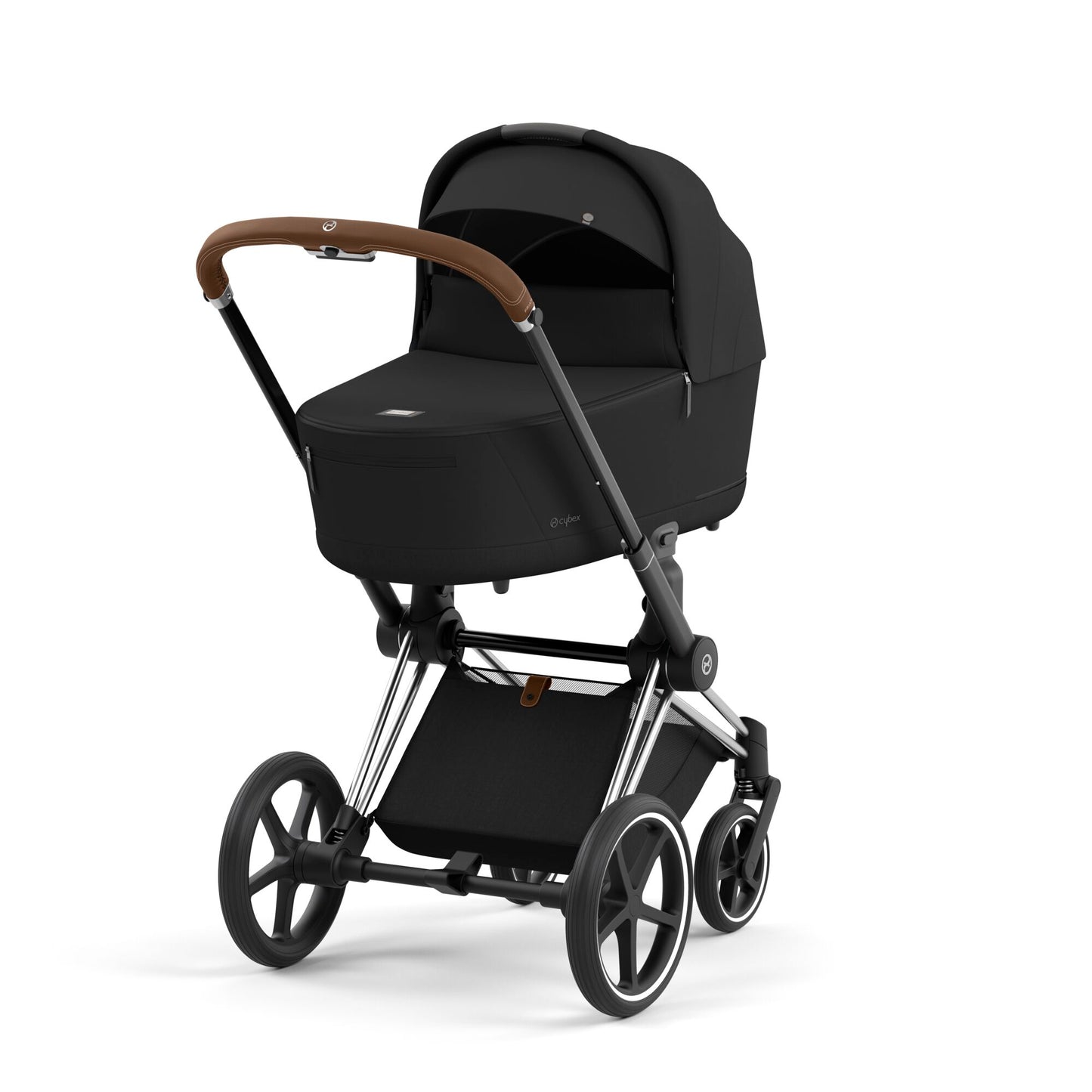 Cybex PRIAM 4.0 CHROME BROWN - Kombikinderwagen 4in1 mit Cybex CLOUD T I-SIZE babyschale und Base T