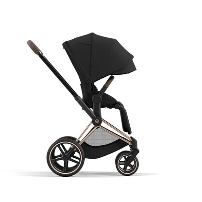 Cybex PRIAM 4.0 ROSEGOLD - Kombikinderwagen 4in1 mit Cybex CLOUD T I-SIZE babyschale und Base T