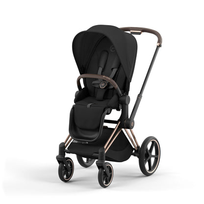 Cybex PRIAM 4.0 ROSEGOLD - Kombikinderwagen 4in1 mit Cybex CLOUD T I-SIZE babyschale und Base T